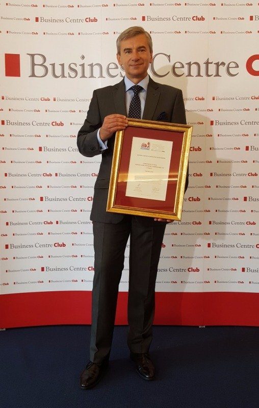 Business Centre Club - GFKM nagroda Ambasador Polskiej Gospodarki