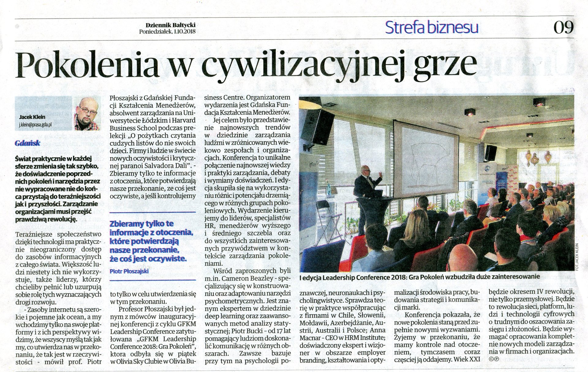 Dziennik Baltycki o GFKM