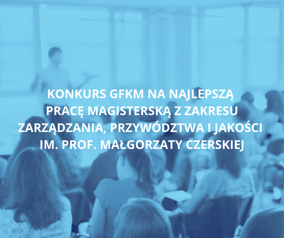 konkurs prac magisterskich gfkm
