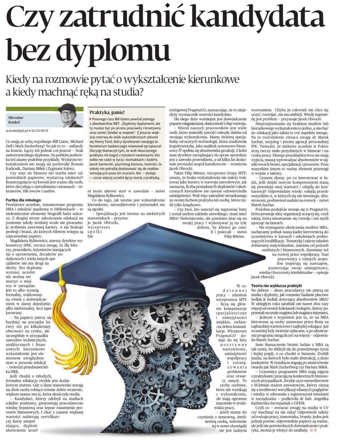 Czy zatrudnić kandydata bez dyplomu? - Puls Biznesu