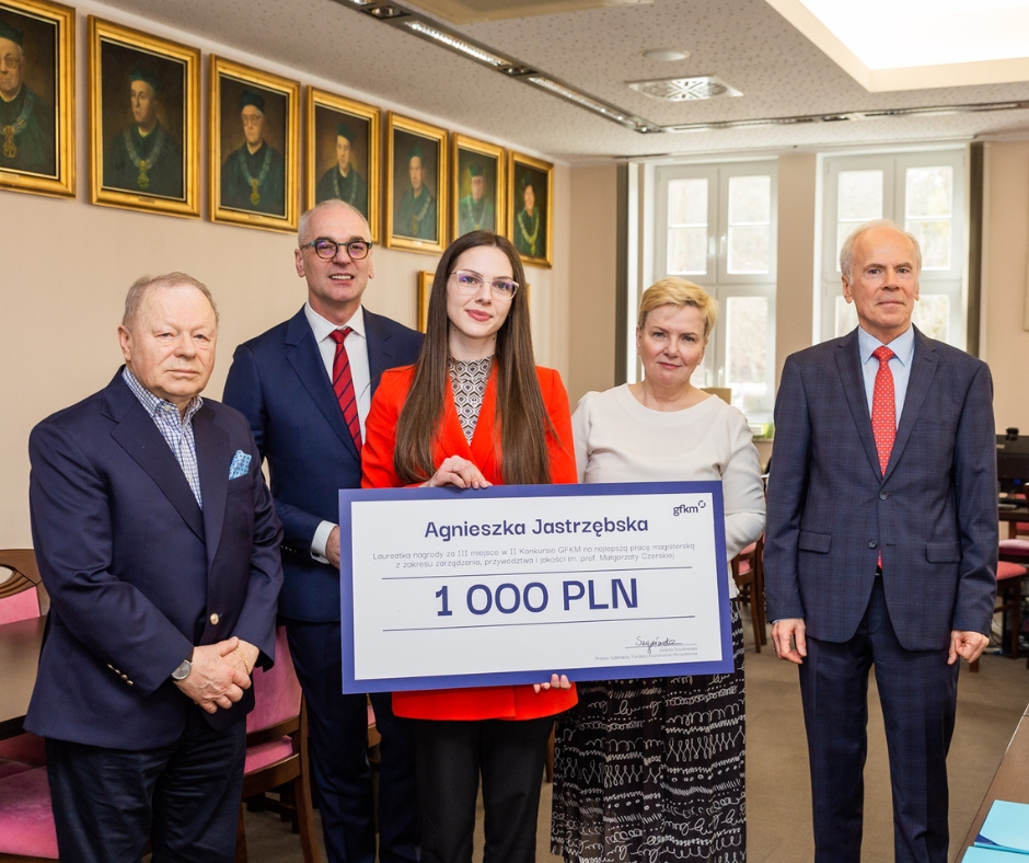 Konkurs GFKM na najlepszą prace magisterską z zakresu zarządzania, przywództwa i jakości im. prof. Małgorzaty Czerskiej