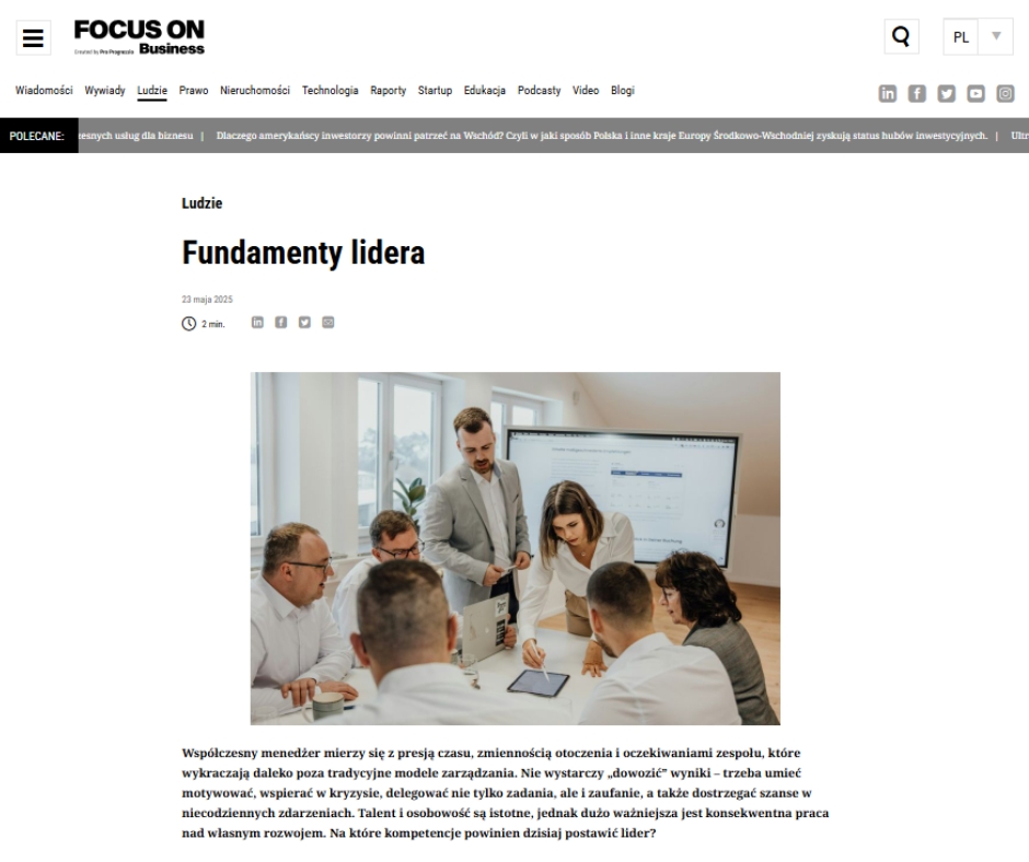 media o nas focus on business maj 2025